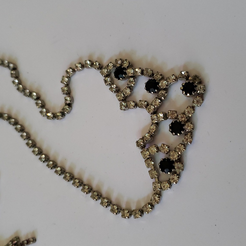 Vintage Rhinestone Jewelry Set - Picture 4 of 6